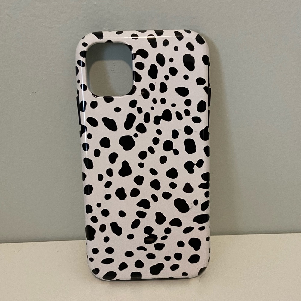 Society 6 iPhone 11 Tough Case Dalmatian Print